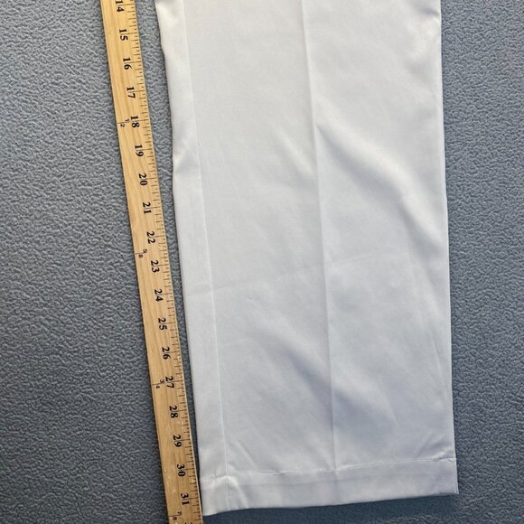 Nike Golf Tech Pants Mens 36x32 Ivory Dri Fit Straight Leg Preppy Classic - Picture 6 of 15